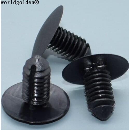 Worldgolden 100pcs auto fasteners Engine Compartment & Front End Retainer for GM 22189414