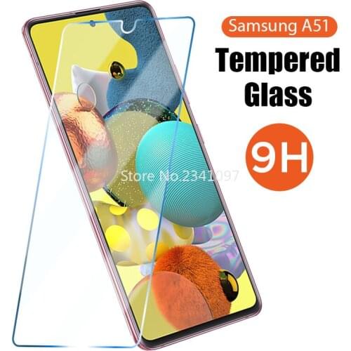 Screen Protector on Galaxy A50 A70 A90 A40 A30 A10e A20e A30S A50S A20S Tempered Glass for Samsung A51 A71 A41 A31 A21 A11 A01