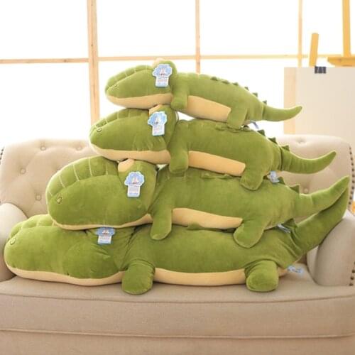 1pc 50/65/80cm Simulation Crocodile Plush Toys Stuffed Soft Animals Plush Cushion Pillow Doll Home Decoration Gift for Children