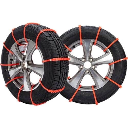 10Pcs Car Winter Tire Wheels Snow Chains Snow Tire Anti-skid Chains Wheel Tyre Cable Belt Winter Outdoor Emergency Chain