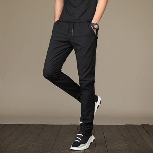 MRMT 2021 Brand Summer Mens Trousers Pants Thin Casual Pants for Male Small Feet Pants Trousers