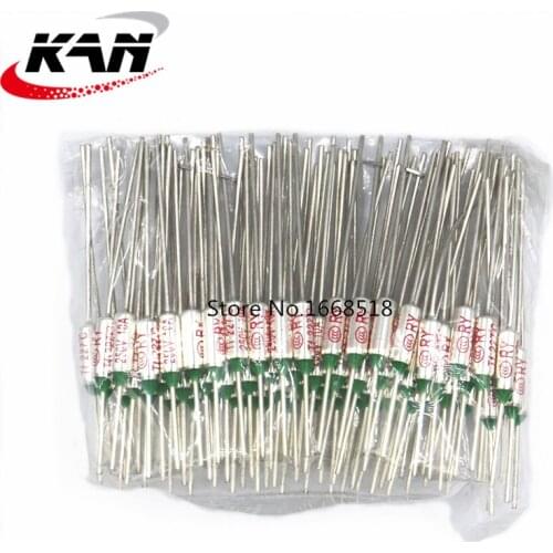 Free Shipping RY 100pcs/lot New Micro thermal fuse 10A 250V RY 227 Degrees Tf 227 C Mini temp fuse metal shell Thermal Cutoff