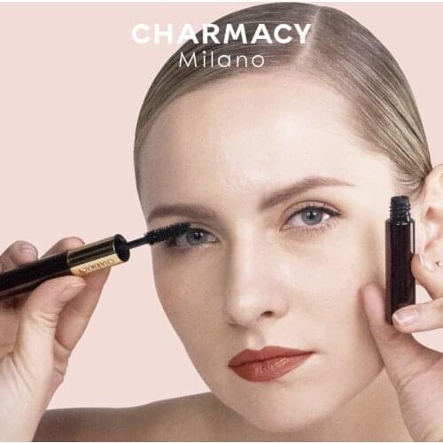 CHARMACY True And False Mascara 2 IN 1 Black Mascara Waterproof Volume Double Lengthening Curling Eye Mascara