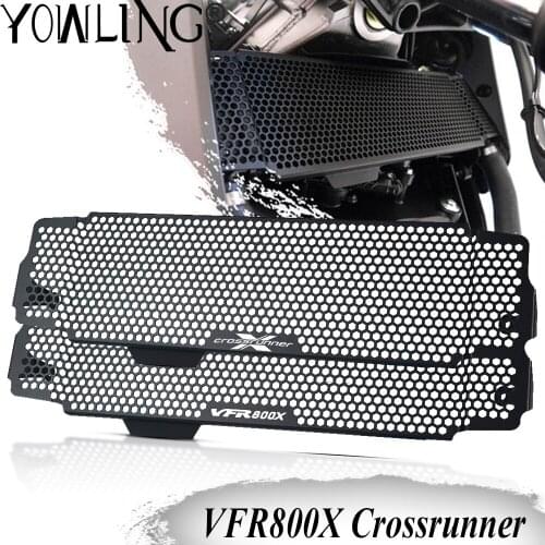 For Honda VFR800X Crossrunner 2015 2016 2017 2018 2019 2020 Motorbike Accessories Aluminum Radiator Grille Guard Cover Protector