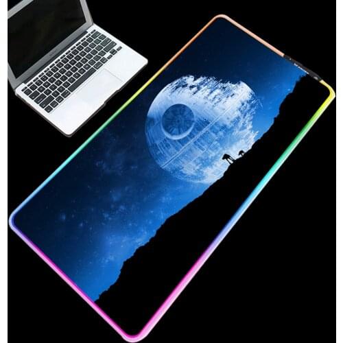 Game Planet RGB Large Mouse Pad XXL Gaming Accessories Luminous LED USB Laptop Keyboard Carpet Gamers War Speed Pad Gaming Desk