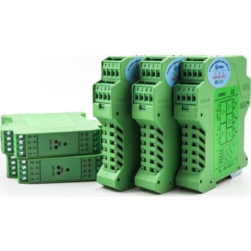 Intelligent Temperature Signal Isolator Temperature Transmitter Pt100 Thermal Resistance K-type Thermocouple 35mm Din rail