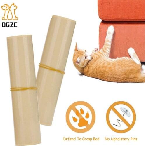 Pet Couch Protector Clear Self-adhesive Couch Guard Cat Scratching Furniture Protector, Dog Cat Claw Guard for Sofa