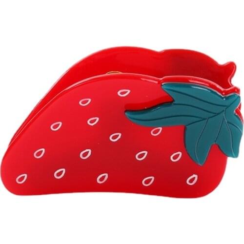 Cute red Strawberry hair claws barrettes hedwear hair accessories