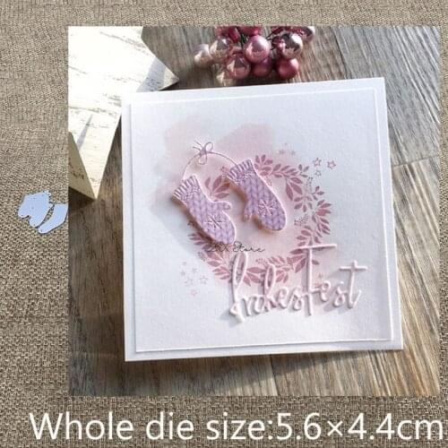 New Design Craft Metal Cutting Die die cuts winter gloves socks decoration scrapbook Album Paper Card Craft Embossing die cuts