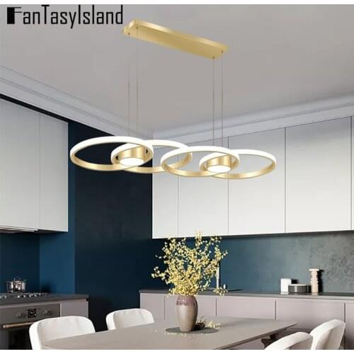 New Modern LED Pendant Lights For Bedroom Living Dining Room Kitchen Iron Aluminum Hanging light fixtures