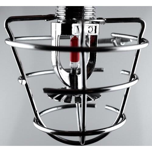 Fire Sprinkler Head Protection Frame Recessed Fire Sprinkler Headguard Heavy Duty Chrome Plated Sprinkler Headcage