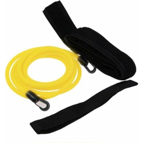 Swim Bungee Training Belt Training Device Swim Resistance Leash Exerciser Belt Swim Tether Elastic Traction Rope Pool Tools