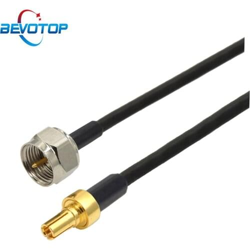 2pcs Gold Plated CRC9 Male Straight to F Male Plug Pigtail RG174 RF Coaxial Cable 3G Modem Antenna Extension Cable Jumper Cord