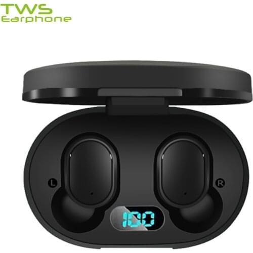 TWSearphone A6L True Wireless Stereo LED Display Earphones Bluetooth 5.0 Headphones Waterproof With Mic For Xiaomi For Huawei