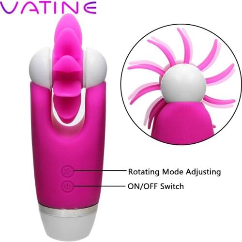 VATINE Rotation Oral Licking Vibrator Clitoris Stimulator Sex Products Sex Toys For Women Adult Games Female Masturbator