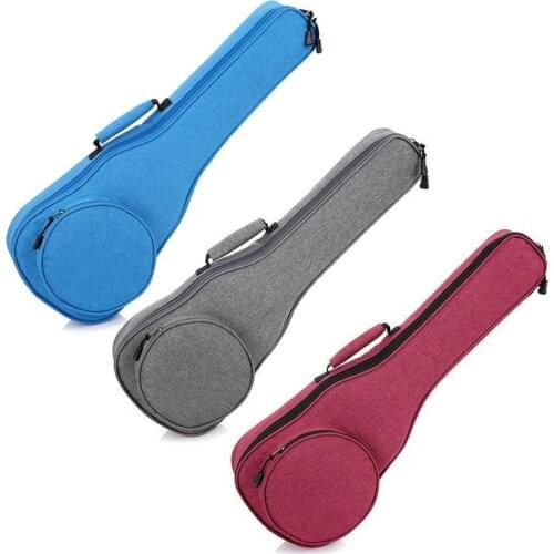 10mm Waterproof Soprano Concert Ukulele Bag Case Backpack 21 23 24 26 Inch Ukelele Guitar Accessories 3 Colors