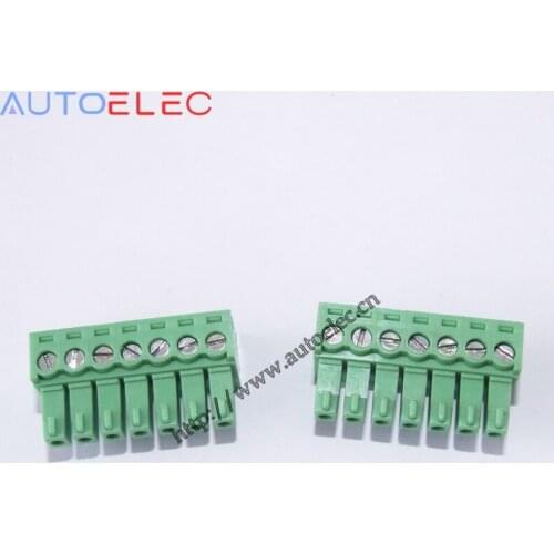 100pcs/lot 3.5mm pitch 7P pcb terminal blocks KF2EDGK Female Pluggable connector for Intelligent leakage circuit breaker 1840418
