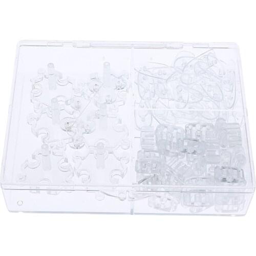 107pcs/set Practice Stand Nail Art Tips Removable Stand False Nail Holder