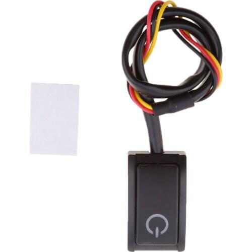 12V 200mA Black On/Off Push Button Switch Car Interior Dash Parts bouton interrupteur Interruptor de boton Auto Replacement Part