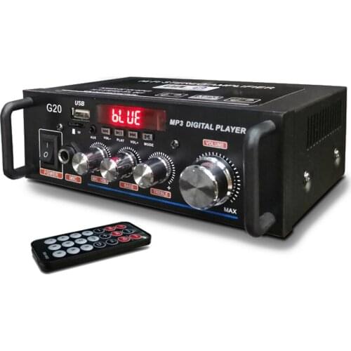 220V 600W Home Amplifiers HiFi Subwoofer Home Theater Sound System Audio Car Amplifiers FM TF AUX MP3 Player Remote Control