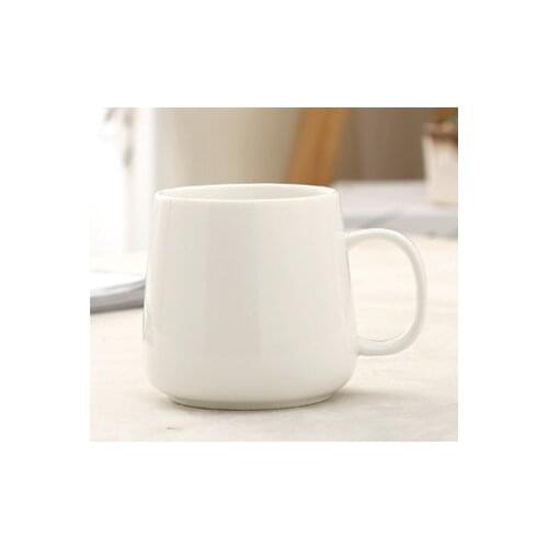 350ml oval ceramic mug with handgrip, special design blank high quality mug, logo printing is available
