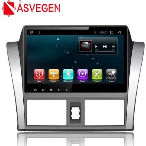 Android 8.1 Video Stereo Player For Toyota Vios Quad Core 10.2'' Bluetooth Multimedia Audio navegation