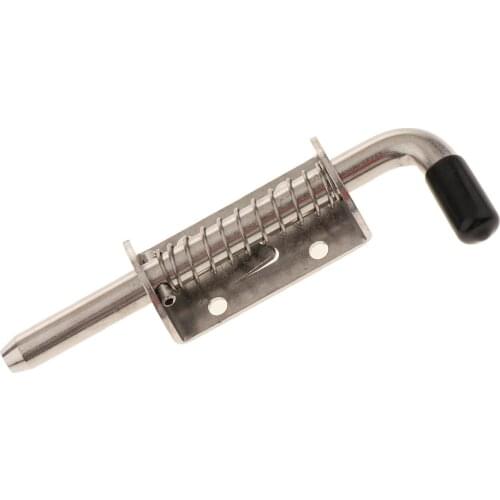 Bolt Spring Latch Home Cabinet Furniture Spring Latch with Black Handle