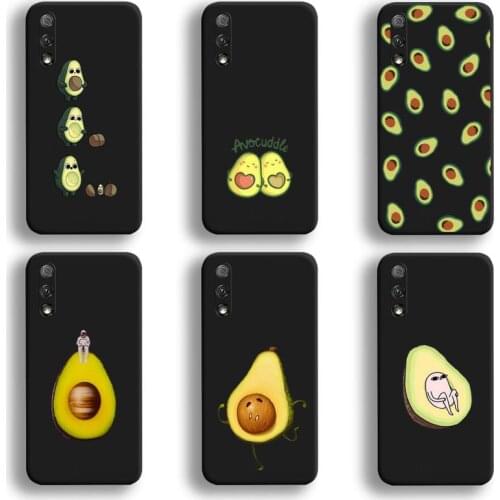 Cute cartoon fruit avocado Phone Case For Huawei Honor 30 20 10 9 8 8x 8c v30 Lite view 7A pro