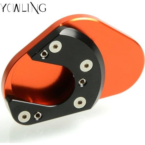 For 125 200 390 690 950 Adventure /LC8 990 SMR SMT Super Enduro CNC Kickstand Side Stand Enlarger Extension Plate Pad