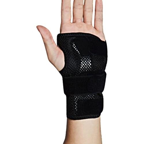 Supporter Wrist Fixed Ventilation Supporter Adjustable Wrist Protection 2 Aluminum Plates Free Size Unisex