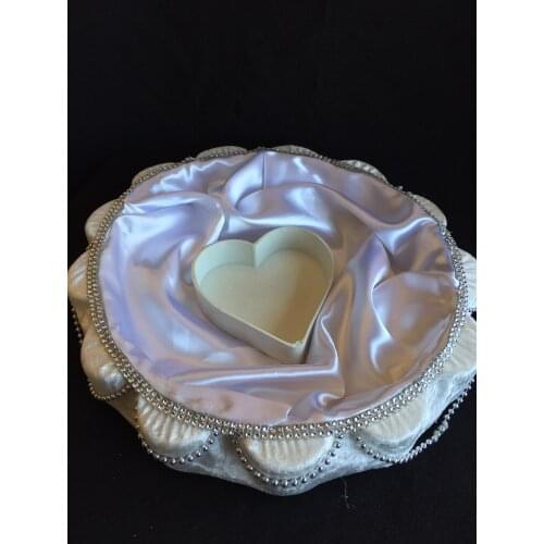 Türk Osmanlı Geleneksel Kına Gecesi Büyük Tepsi Kalp Tabaklı Düğün Romantik Aksesuar