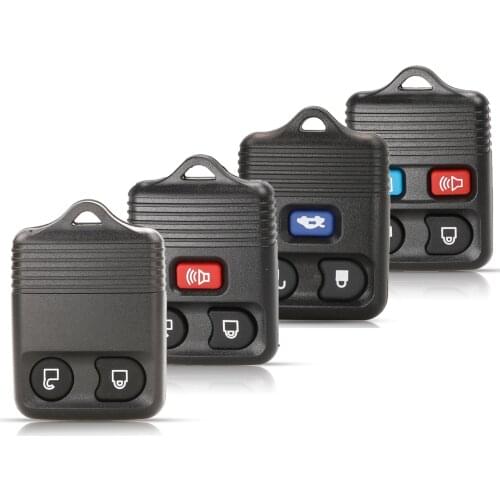 Jingyuqin 3/4 Buttons Remote Key Shell Case Fob Cover For Ford Mustang Focus Lincoln LS Town Car Mercury Grand Marquis Sable