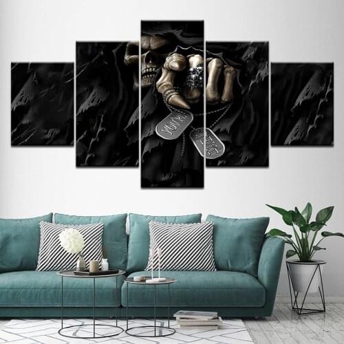 Canvas Painting Fatih Sultan and the Word Tevhid 5 Pieces Wall Art Painting Modular Wallpapers Poster Print Home Decor