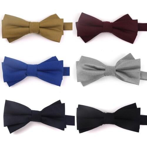 Fashion Bow Tie For Men Classic Plaid Bowtie For Business Wedding Bowknot Adult Cotton Mens Bowties Cravats Green Blue Tie