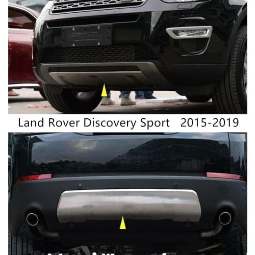 Front & Rear Bumper Guard Plate For Land Rover Discovery Sport 2015-2019 Protector Anti-impact Stainless Steel Accessories