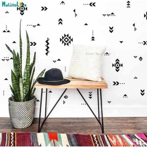 Tribal Patterns Wall Decals South Western Pattern Traditional Decoration Nursery Native Design DIY Decals American Decor YT5059
