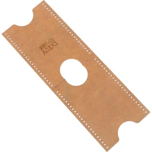 New Acrylic Clear Template Handcrafting Set Leather Wallet Bag Pattern DIY Craft