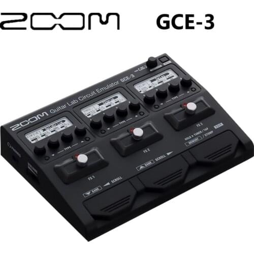 NEW ZOOM GCE-3 guitar multi effect device, multi effects pedal, USB audio interface for guitar and Bass Guitar
