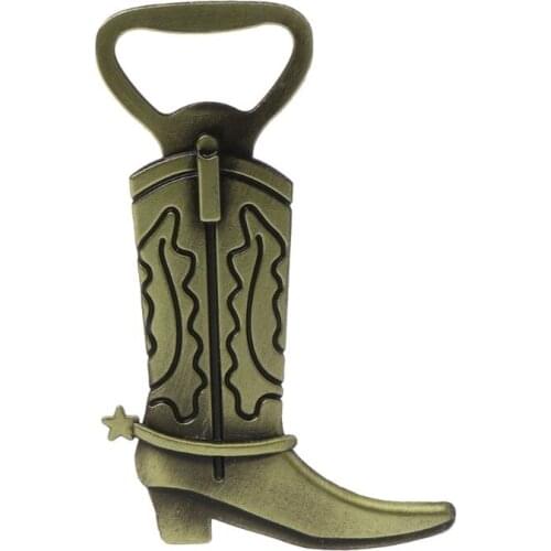 Just Hitched Cowboy Boot Bottle Opener Western Birthday Wedding Favor Party Cute