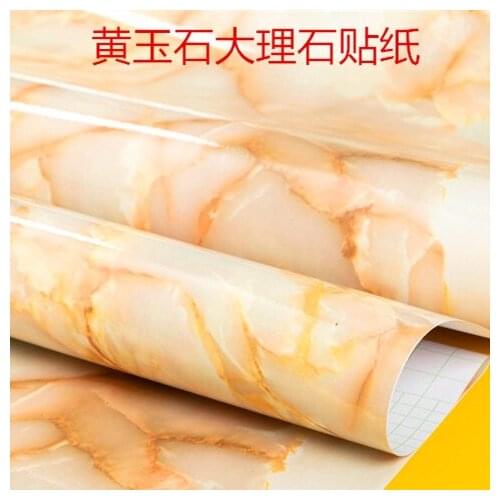 Waterproof PVC Marble/Wood/Pure Color Wallpaper Fashion Popular Living Room Kitchen Wall Stickers Room Decor Film Decal