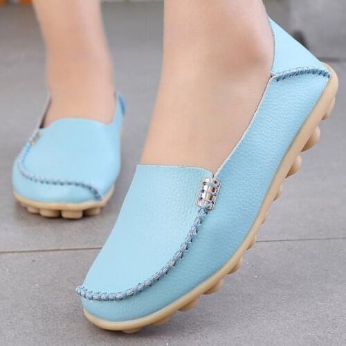 Women Flat Slip On White Shoes Woman Lightweight Womens Loafers Flats Sneakers Ladies Casual Chaussures Femme Basket Plus Size