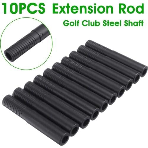 10Pcs Golf Club Butt Extender PP Extension Rod Stick for Steel Wood Shaft Putter Extender Stick Golf Club Grips Accessories