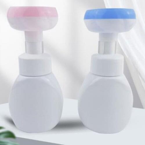 Durable Refillable Soap Bottle Flower Pump Head Lotions Shampoo Cosmetic Empty Bottle 250ML 1 Pc