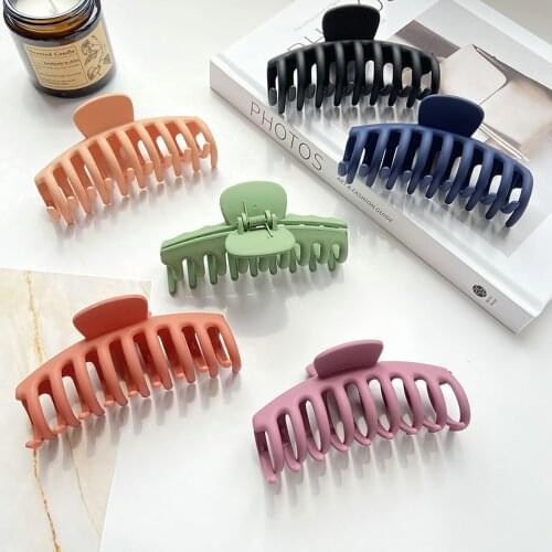8pcs Hair Claw Large Shower Hair Clip Hairpin Back Head Clip Headdress Broken Hair Top Clip Hair Accessory Barrettes Hairpins#g4