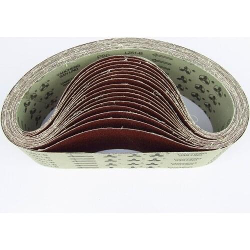 10pcs 100 * 915mm Sanding Belt 4" 36 " Screen 100*915 Abrasive Band With Girt 40 60 80 120 180 240 320 400 For Wood