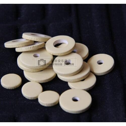 1ste 17 Hole flute leather sound hole mat flute sheepskin Band Accessories