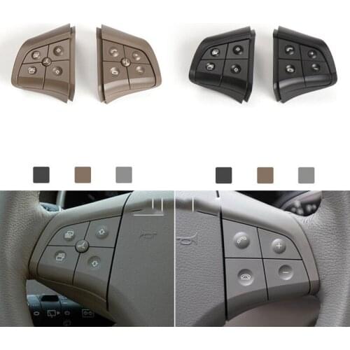 Car Multifunction Audio Steering Wheel Button Cover for Mercedes-Benz ML GL R B Class W164 W251 W245 2006-2011 Car Accessories