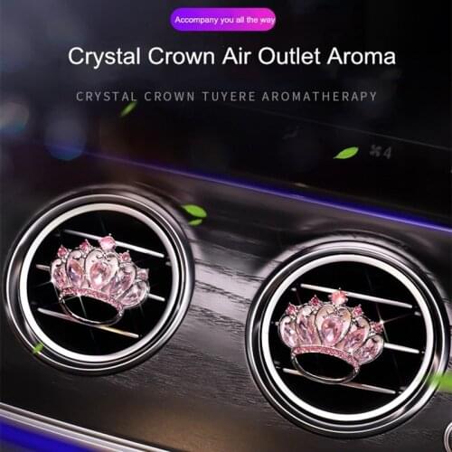 Car perfume central air conditioning air outlet decoration car crown aromatherapy creative interior supplies perfume goddess