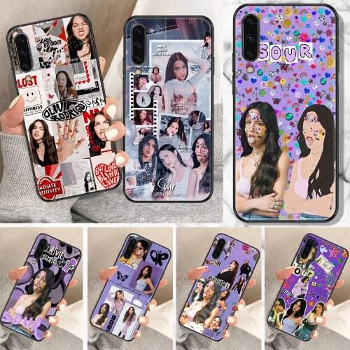 Olivia Rodrigo Phone Case For Samsung Galaxy A 10 12 20E 21S 30 32 40 50 51 52 70 71 72 5 6 7 2016 2018 black tpu funda 3D coque