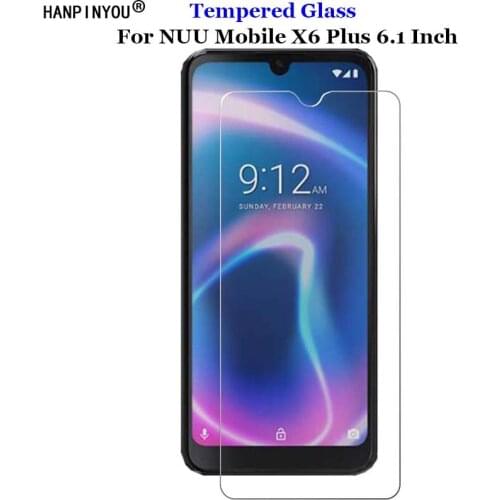 For NUU Mobile X6 Plus 6.1" Tempered Glass 9H 2.5D Premium Screen Protector Protection Film